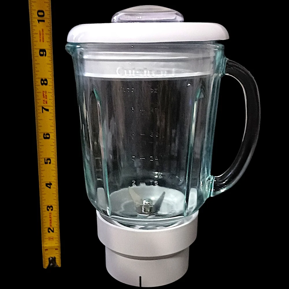 Cuisinart‎ Glass Blender Jar ONLY Attachment for Stand Mixers SM Models White